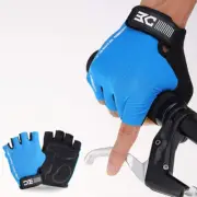 BaseCamp BC-204 Bicycle Half Finger Gloves Lycra Fabric Cycling Gloves, Size: L(