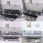 Armless Sofa Cover Stretch Slipcover Futon Folding Sofa Bed Protector Machine US
