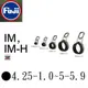 中壢鴻海釣具 日本原裝富士斜口IM珠《FUji》(斜口珠)T-IMSG 尺寸:4.25-1.0~5-5.9磯釣竿 小繼竿