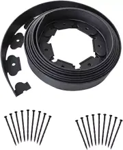 Landscape Edging Border 20Ft Garden Edging Kit Plastic Edging for Landscaping wi