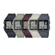 【CASIO 卡西歐】方形設計 時尚休閒風格數位雙顯錶 LF-20W