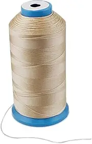 Bonded Nylon Sewing Thread for Outdoor, Leather Seats, Bags, Shoes, Canvas, Upholstery and Sewing Machine Hand Stitching (Beige) Nylon Thread Overlocker Thread Sewing Thread Nylon Thread for Sewing