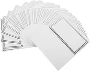 HOMOCONO 50pcs Elegant Table Place Cards Blank Name Card for Weddings Parties Events Lightweight Design for Convenient Use Chic Table Decor Accents