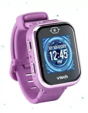 New VTech KidiZoom Smartwatch DX3 Purple Many Games & 50+ Animated Faces NIB