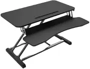 Viviendo Height Adjustable Desk Riser Sit Stand Computer Office Keyboard Shelf