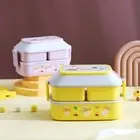 Portable Lunch Box For Girls School Kids Microwave Food Box With Compartments