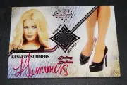 2015 Benchwarmer KENNEDY SUMMERS Daizy Dukez HIGH HEEL Red Foil Auto 1/1 PLAYBOY