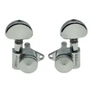 Wilkinson 3x3 Locking Tuners Tuning Keys Pegs for Les Paul or Acoustic Chrome