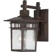 Nuvo Lighting 60/4952 Cove Neck Outdoor Wall Light Rustic Bronze