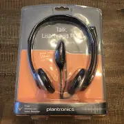 Plantronics Audio 326 Wired PC Over-The-Head NC Headset Skype Chat Yahoo