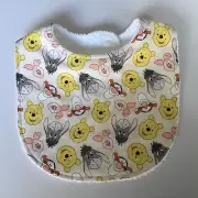 Handmade Baby Bib ~ Winnie The Pooh & Friends Print #3