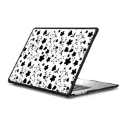 MacBook Air 15-inch (M2 - M4) Impact Case Abstract minimalist black white floral illustration