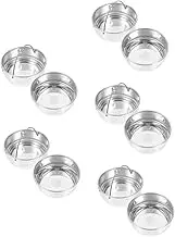UTHCLO 5sets Double Insulated Server Tea Infuser Strainer for Loose Tea Flask Stainless Steel Tea Infuser Mesh Filter 2pcs*5