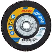 Norton 66261132142 5x5/8-11” Blaze R980P CA HD Type 27 Flap Discs 60 Grit 10 pk