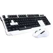 Wireless Keyboard and Mouse Combo, 2.4GHz Cordless USB Computer Keyboard Ergo...