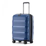 Tosca Comet 40L 20" Hard Case Luggage Suitcase Onboard CarryOn Travel Storm Blue