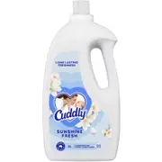 Cuddly Concentrate Liquid Fabric Softener Conditioner 2L - Sunshine Fresh