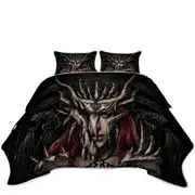 Cool Fantasy Art Dragon Mask Coverlet