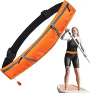 Adult Flotation Belt, 150N Floating Swimming Belt, Reflective Self Inflating Life Vest for Paddleboarding, Kayaking, Fishing, Water Sports, Raft