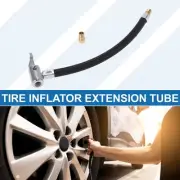 1 Set 9.06" Tire Inflator Extension Tube w/ Adaptor 0.305inx32TPI for Car Bike
