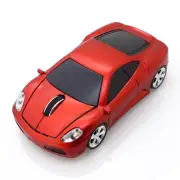 Wireless Mouse Sport Car Shape Computer Optical Mice USB 2.4Ghz Ergonomic Des...
