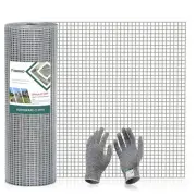 1/4 inch Hardware Cloth 36” x 50' 23 Gauge Galvanized Wire mesh roll Veget
