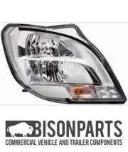 "FITS DAF CF & XF MANUAL HEADLAMP ASSEMBLY & LED DTR LIGHT DRIVER SIDE RH