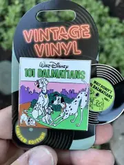 Disney Pin of the Month Vintage Vinyl 101 Dalmations LE 3000 Feb 2019 In Hand