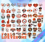 CLEVELAND BROWNS SVG, DESIGNS BUNDLE, CUT FILES, SVG for Cricut