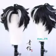 Genshin Impact Wriothesley Men's Halloween Cosplay Wig Adult Handmade Short Hair