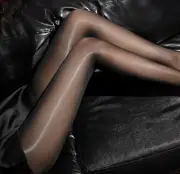 1d Women Shiny Glossy Sexy Crotch Open Sheer Stockings Pantyhose Tights Hosiery