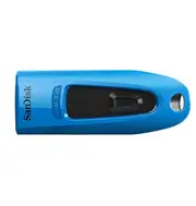 SanDisk Ultra 32GB USB3.0 Flash Drive ~130MB/s Memory Stick Thumb Key Lightweight SecureAccess Password-Protected Retail 5yr BLUE SDCZ48-032G-U46B