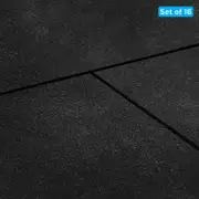 Lifespan CORTEX 15mm Commercial Bevelled Edge Rubber Gym Tile Mat (1m x 1m) Pack of 16