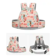 Child Motorcycle Harness Kids Safety Seat Belt With Wide Reflective Strip Breath