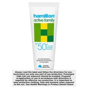 Hamilton Sunscreen Active Family SPF50 110g