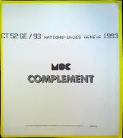 Leuchtturm CT 52 Ge/93 United Nations Geneve 1993 - Moc Supplement