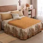 TULA JACQUARD TEXTURE REVERSIBLE BEDSPREAD COVERLET 1 PCS KING SIZE