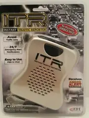 24/7 ITR INSTANT TRAFFIC REPORTER ITR-RF100 Amber Alerts Clip to Visor