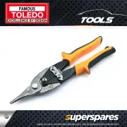 Toledo Aviation Cutting Snip - Straight Cut Yellow Handle 250mm Length