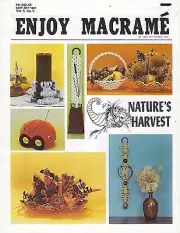 Enjoy Macrame Sept/Oct 1981 Vol. 5 No. 5 Newsletter Centerpiece Basket Patterns