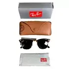 Ray-Ban RB3016 Clubmaster Tortoise Frames with Brown Lenses Glasses