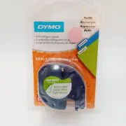 DYMO Refills 2-Pack White Paper Labels 1/2”W x 13”L LetraTag 10697 Organization