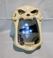 Motion Activated Light Up Illusion Mirror w/Face Halloween Decor!