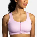 BROOKS DARE ZIP 拉鍊 SPORTS BRA_藕紫(350075559)