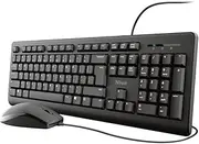 Trust Primo US English USB Keyboard & Mouse - Black