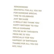 PAPERCRAFTS, INC GLP-156 HOT FOIL PLATE SENTIMENTS, Metal