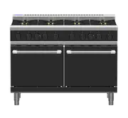 Waldorf Bold RNLB8823G - 1200mm Gas Range Static Oven Low Back Version
