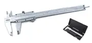 Eisco Labs 6" Vernier Caliper, Dual Scale Engraved Graduations, Carbon Steel