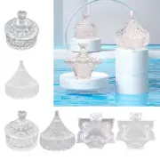 Nail Bowl Cups DIY Clear Present Glassware Lid for Manicure Care Dampen Manicure