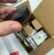 Lot of TWO brand new black Kwikset deadbolt SmartKey. Different styles.